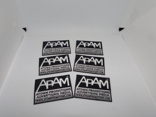 APAM WEBSITE CUSTOM EMBROIDED HEAT SEALED PATCH
