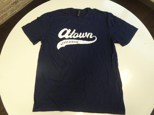 A-Town REPRESENTIN'  "OG Navy Blue"   ( Men's Large T-Shirt )