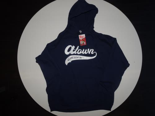 A-Town REPRESENTIN" "OG NAVY BLUE" GILDAN HEAVY BLEND PULLOVER HOODIE (Size: Medium)