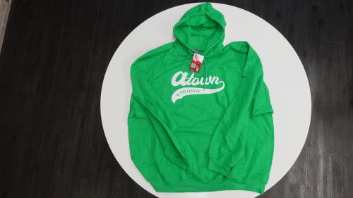 A-Town REPRESENTIN' "IRISH GREEN" GILDAN HEAVY BLEND PULL-OVER HOODIE Size: 3XL