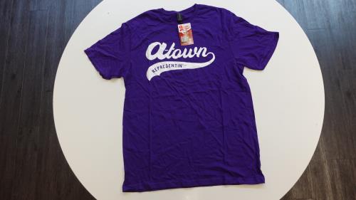 A-Town REPRESENTIN' GILDAN SOFTSTYLE PURPLE (Unisex) T-SHIRT (Size: Medium)