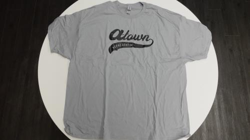 A-Town REPRESENTIN' GILDAN SOFTSTYLE   "GRAVEL" Similar To A Light Grey Colorway"" Size: 3XL) T-Shirt